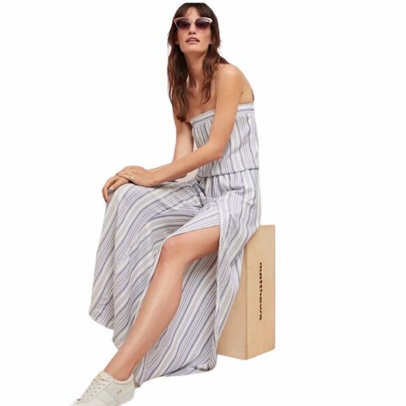 Anthropologie Drew Strapless Jumpsuit Size Medium - Picture 2 of 7